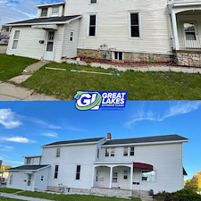 Apartment-Complex-Building-Washing-in-Downtown-Alpena-MI-Transforming-a-Quad-Plex-with-Professional-Exterior-Cleaning 4